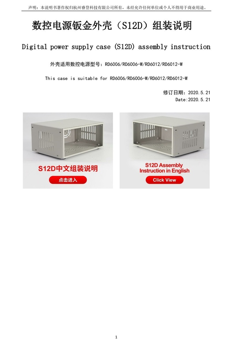 RD S12D User manual