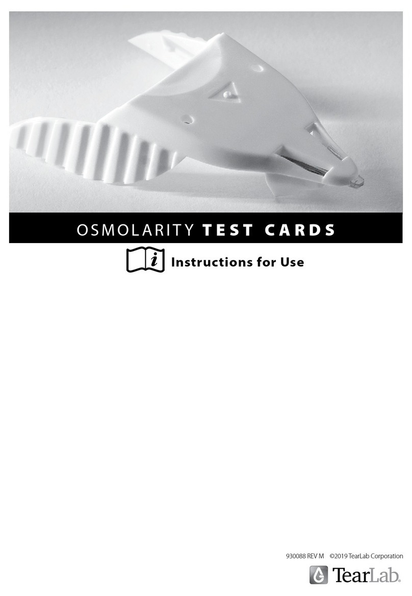 TearLab OSMOLARITY Instructions for use