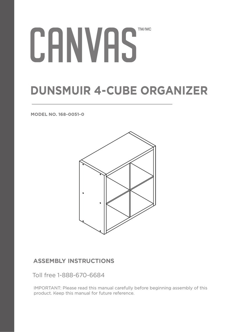 Canvas DUNSMUIR 168-0051-0 User manual