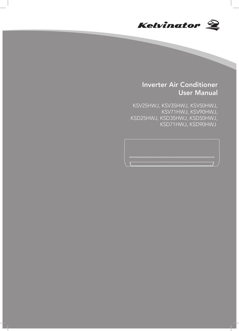 Kelvinator KSV25HWJ user manual