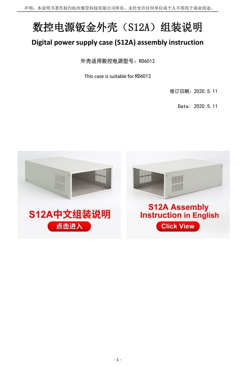 RD S12A Assembly instruction
