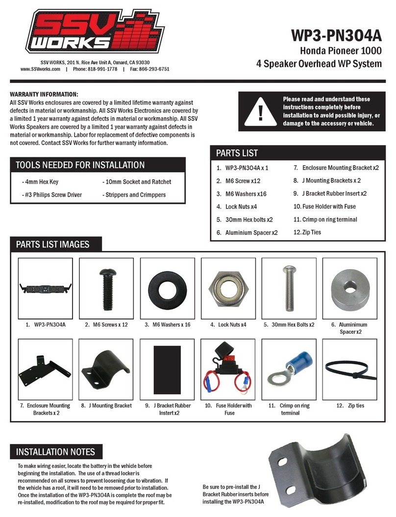 SSV Works WP3-PN304A instructions