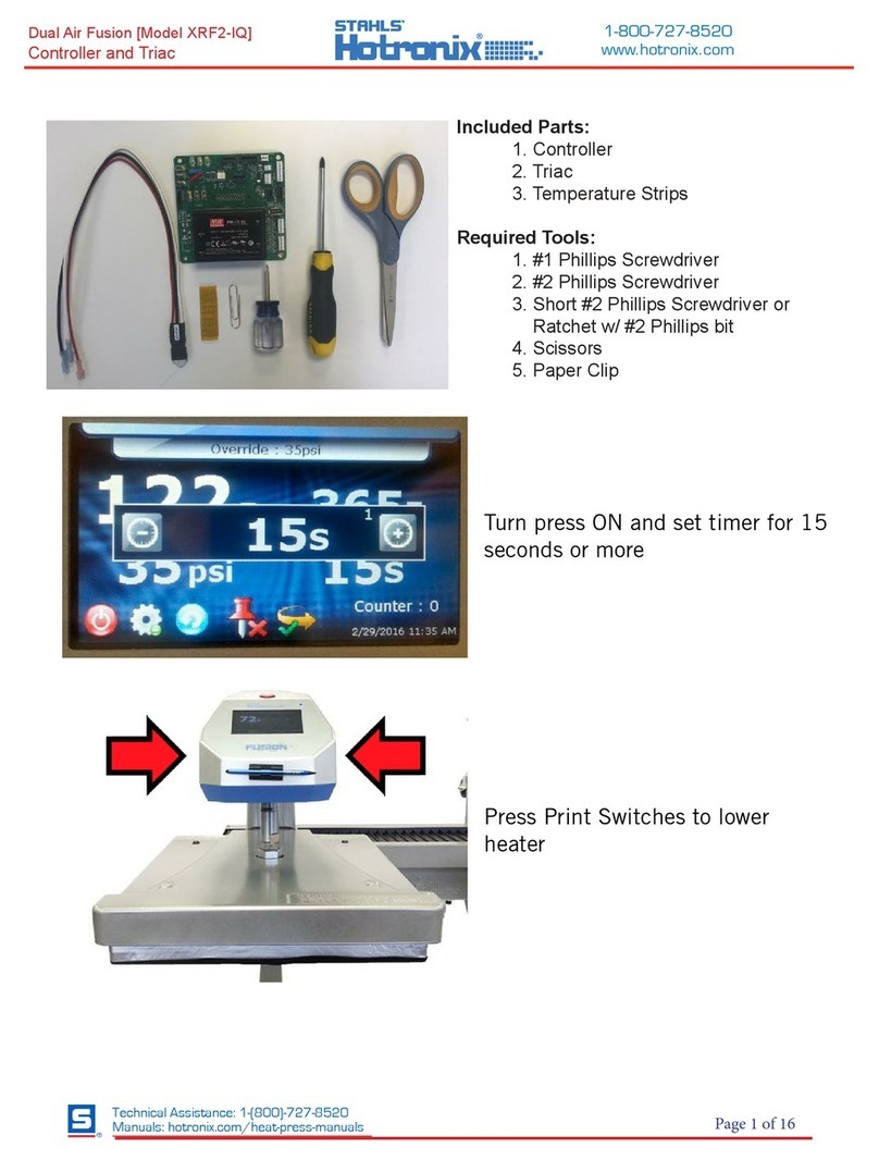 Stahls Hotronix XRF2-IQ Replacement guide