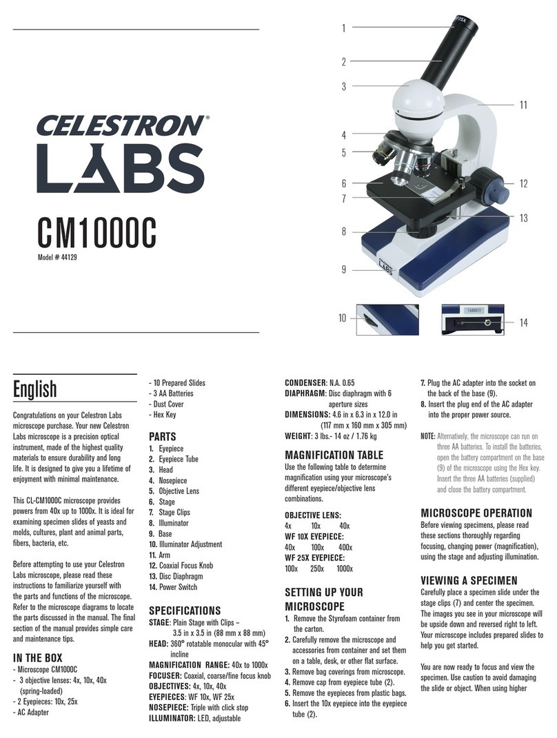 Celestron LABS CM1000C User manual