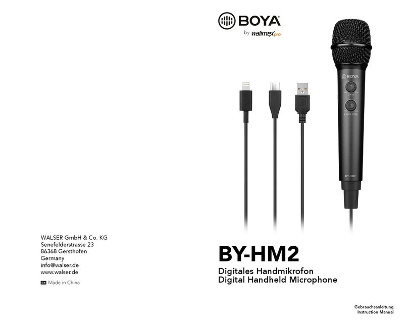 WalimeXPro BOYA BY-HM2 instruction manual