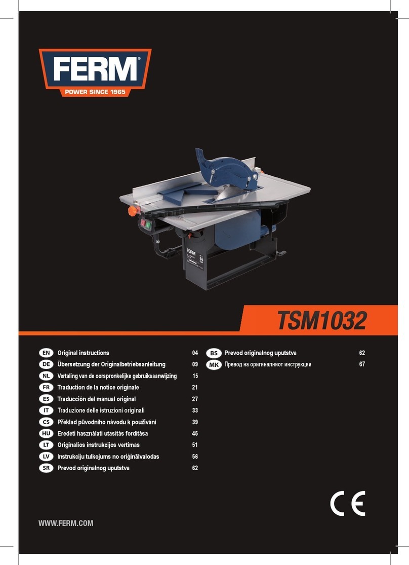 Ferm TSM1032 User manual