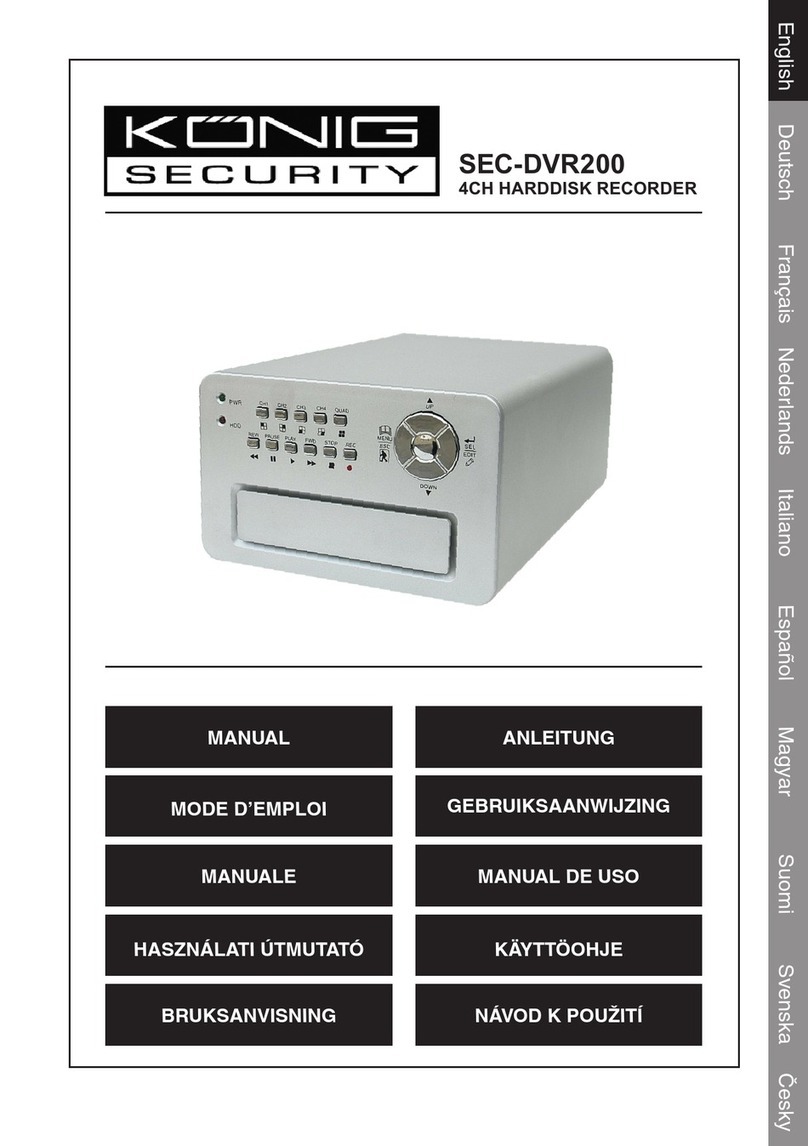 Konig Security SEC-DVR200 manual
