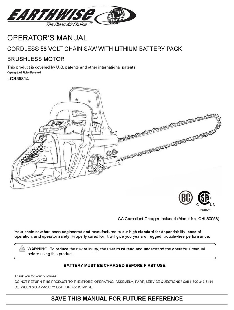 EarthWise LCS35814 User manual