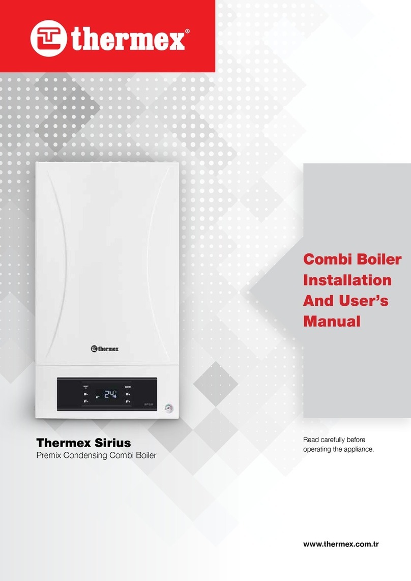 THERMEx Sirius Series Installation and user manual THERMEx Sirius Series Installation and user manual