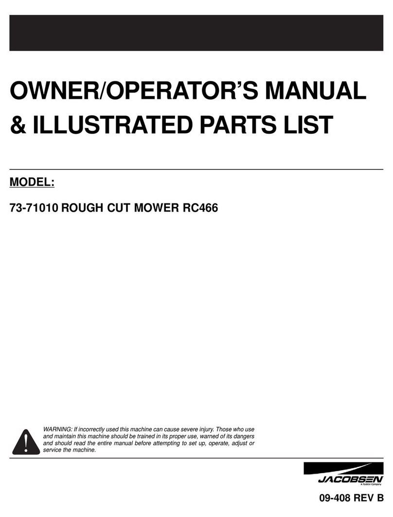 Textron JACOBSEN RC466 Setup guide