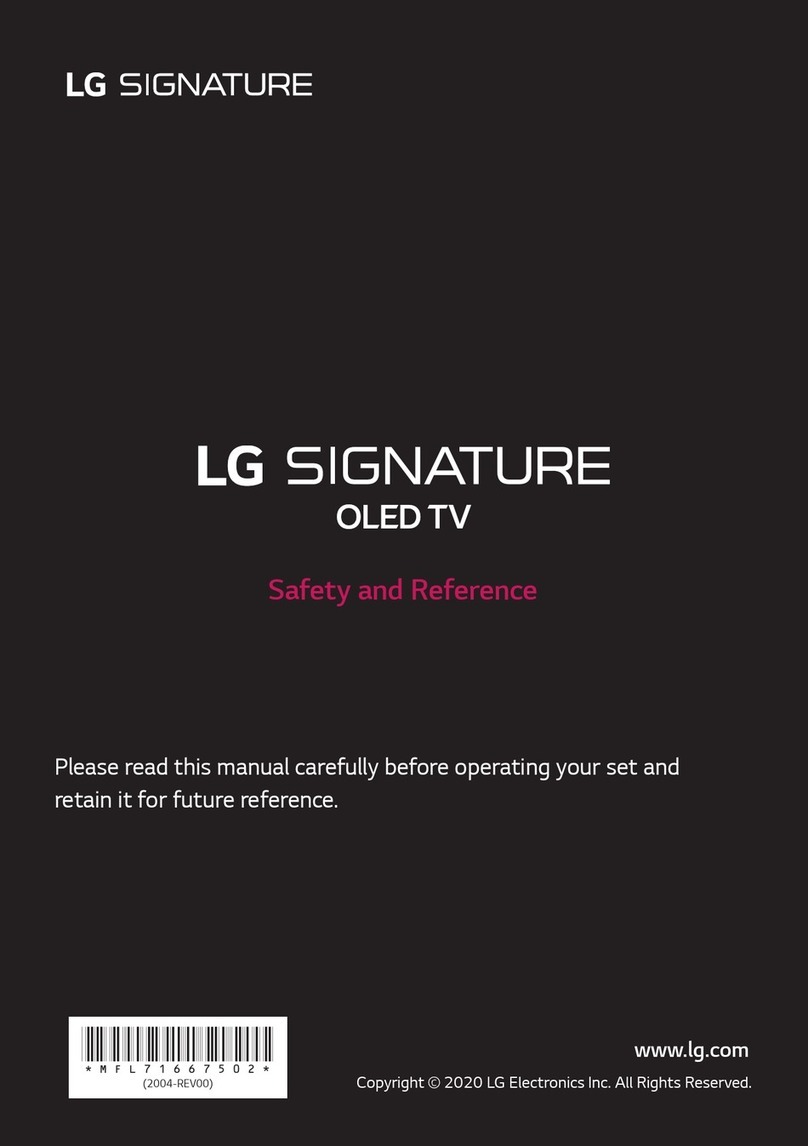 LG SIGNATURE OLED77ZX Safety and reference