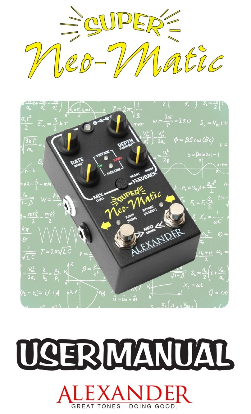 Alexander SUPER Neo-Matic user manual