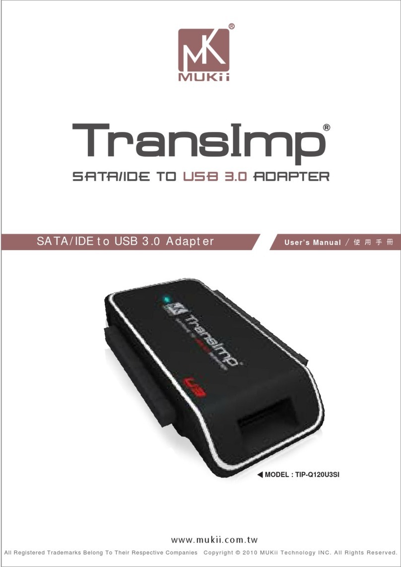 MUKii TransImp TIP-Q120U3SI user manual