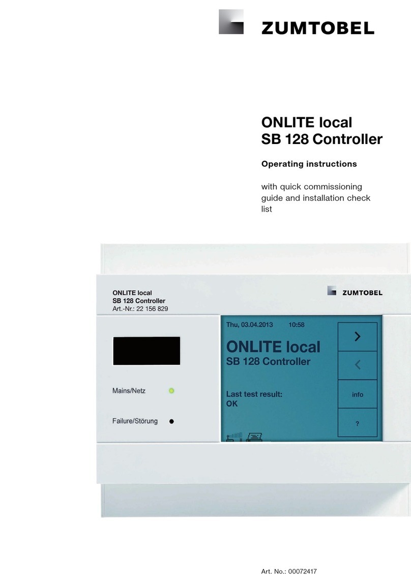 Zumtobel ONLITE local SB 128 Controller User manual