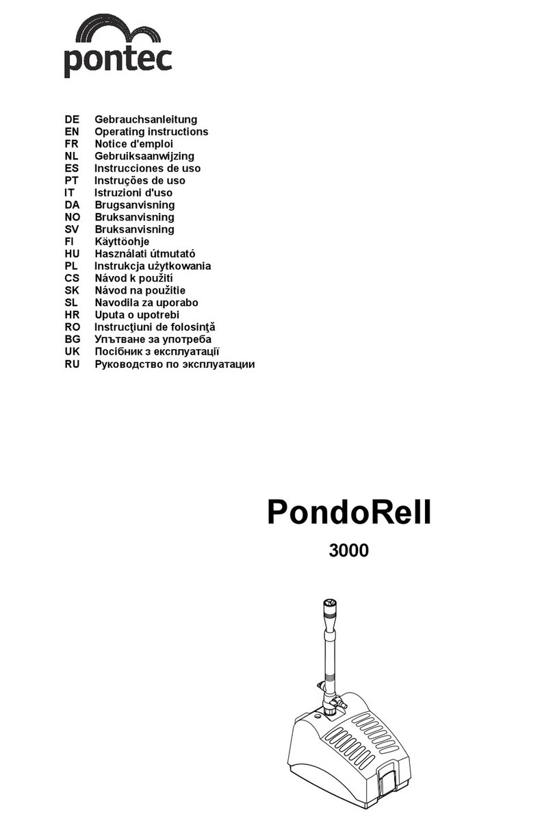 Pontec PondoRell 3000 User manual