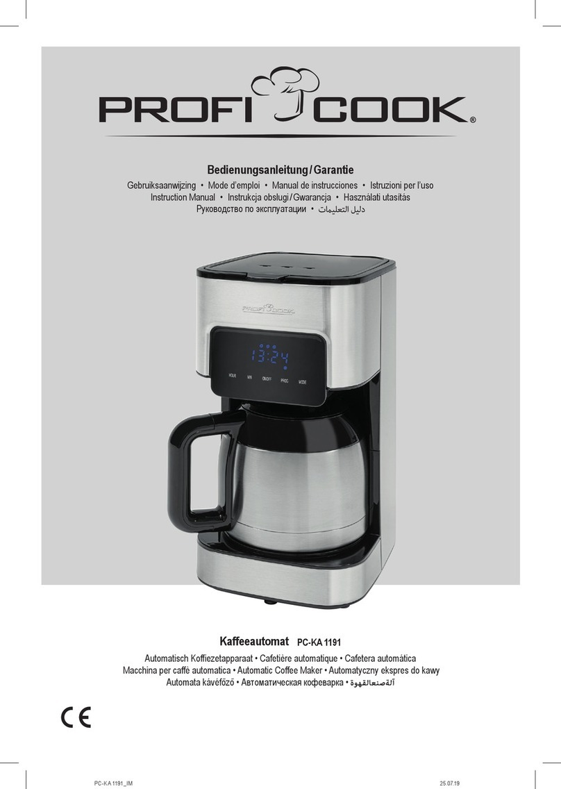 Proficook PC-KA 1191 User manual