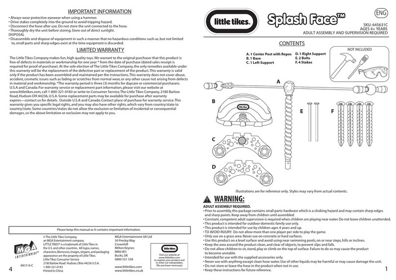 Little Tikes Splash Face quick start guide Little Tikes Splash Face quick start guide