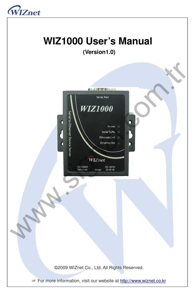 Wiznet WIZ1000 user manual