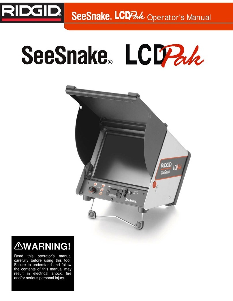 RIDGID seeSnake DVD Pak User manual