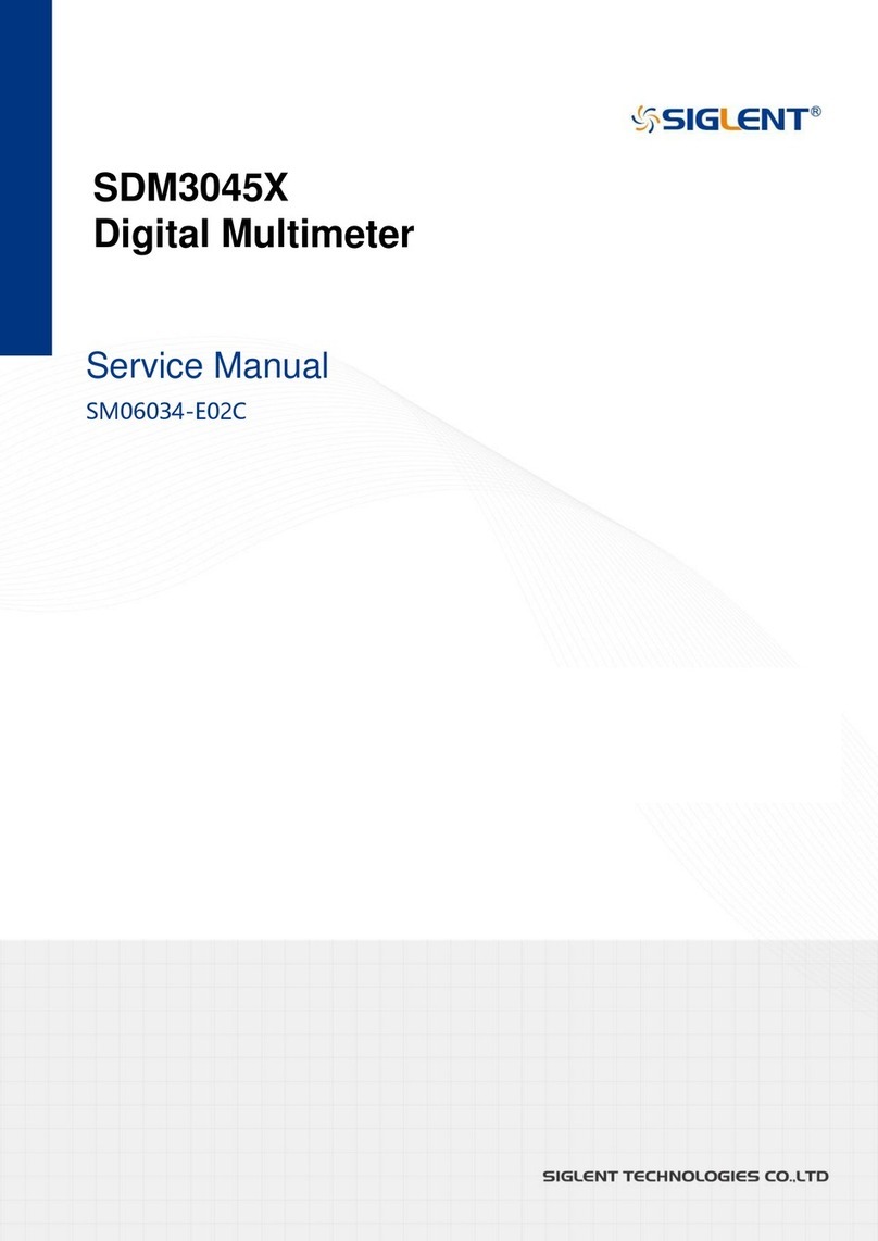 SIGLENT TECHNOLOGIES SDM3045X User manual