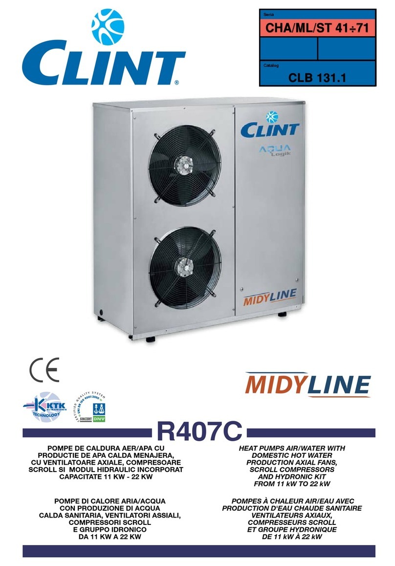 Clint MiDYLINE CHA Series manual