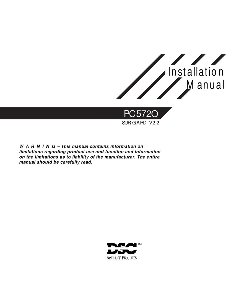 DSC PC5720 installation manual DSC PC5720 installation manual