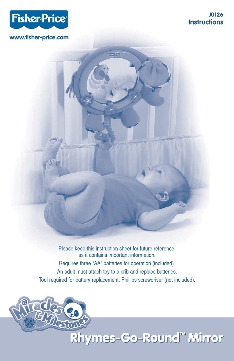 Fisher-Price Miracles & Milestones Rhymes-Go-Round Mirror... instructions
