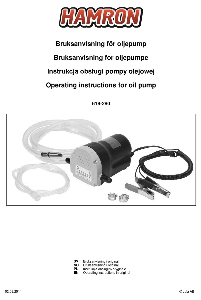 Hamron 619-280 operating instructions