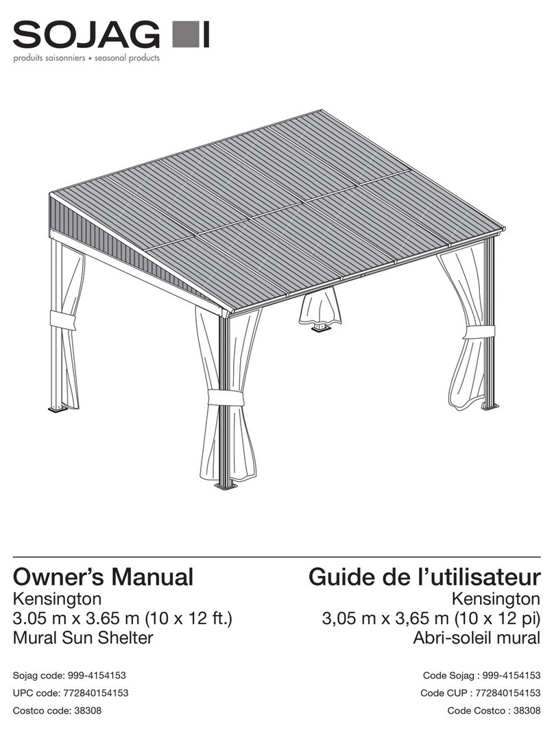 Sojag Kensington owner's manual