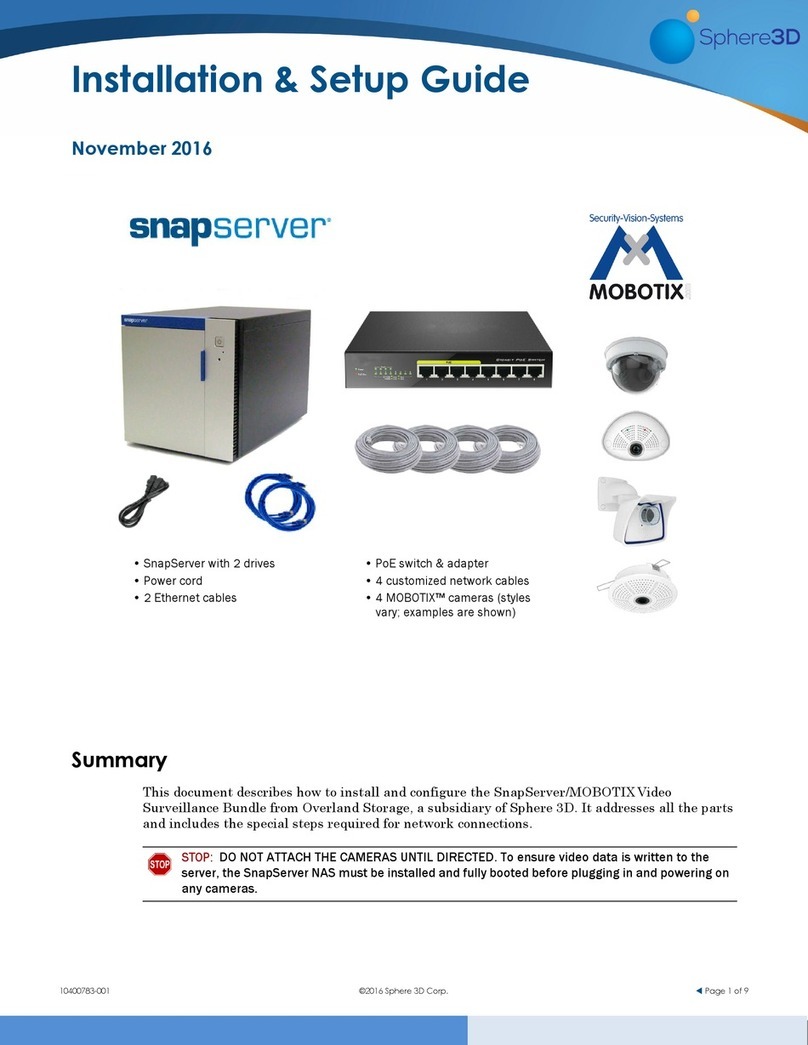Sphere3D SnapServer User manual