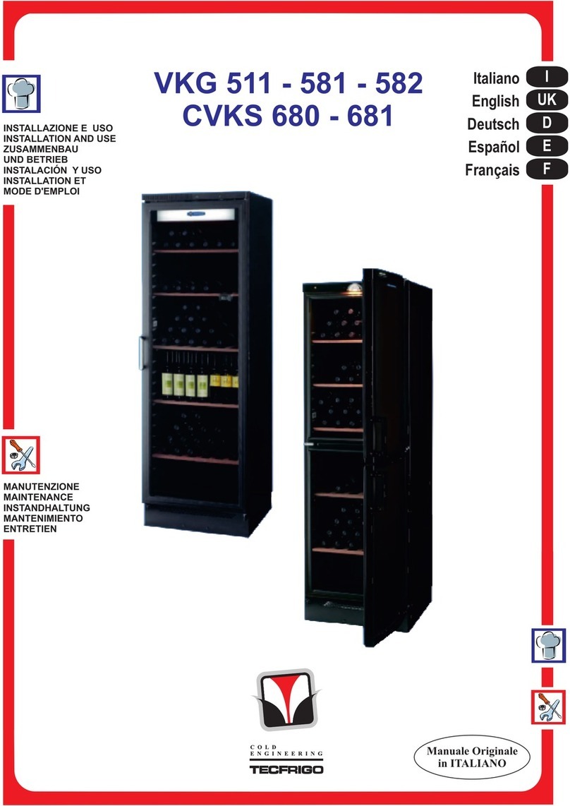 Tecfrigo VKG 511 Quick start guide