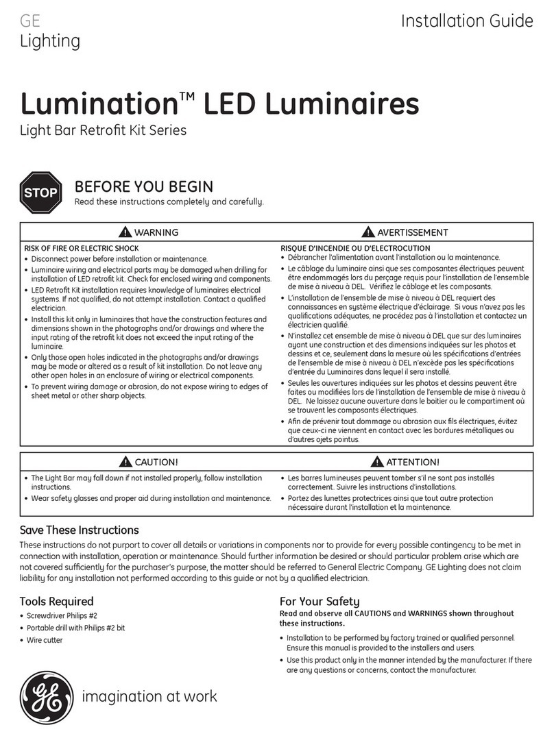GE Lumination LB96-UNV-840-A-P User manual