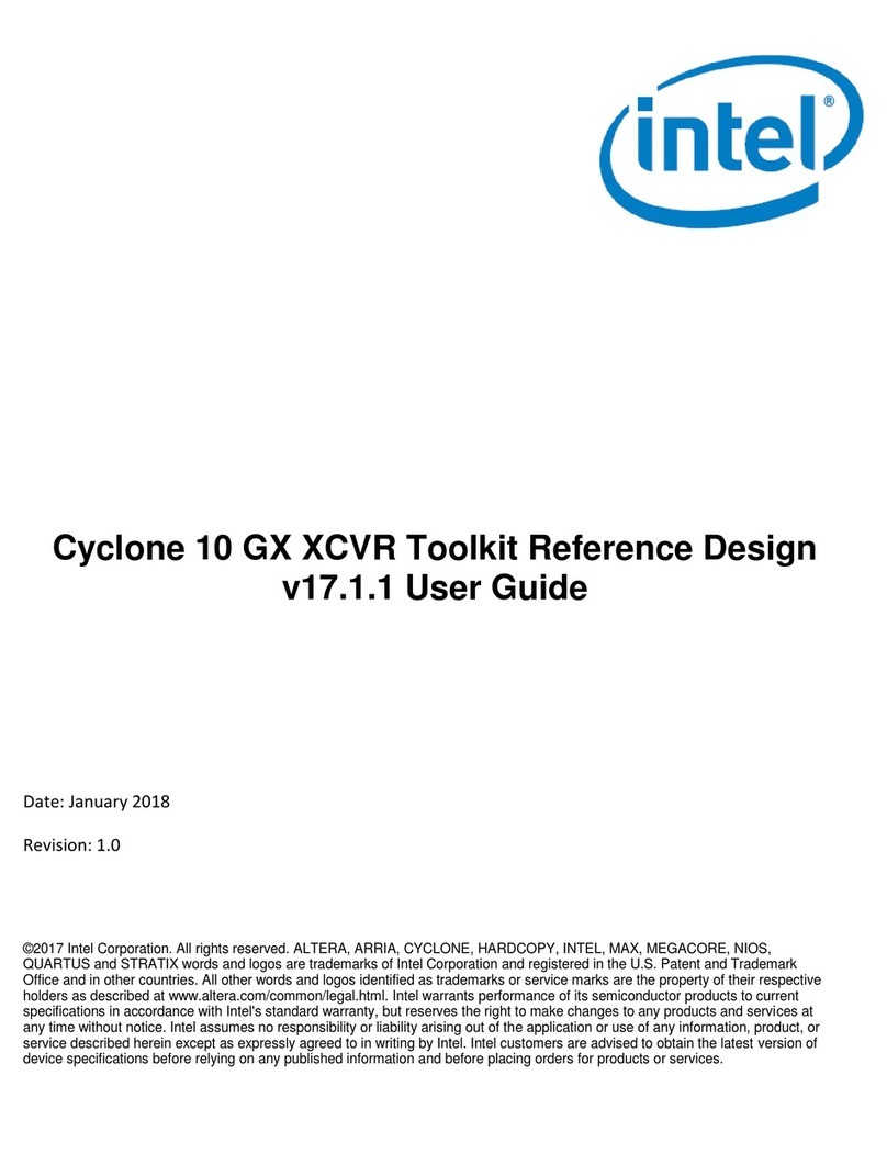 Intel Cyclone 10 GX User manual
