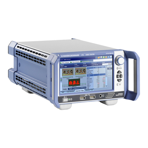 R&S VTE User manual