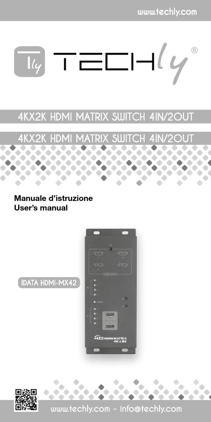 Techly IDATA HDMI-MX42 user manual