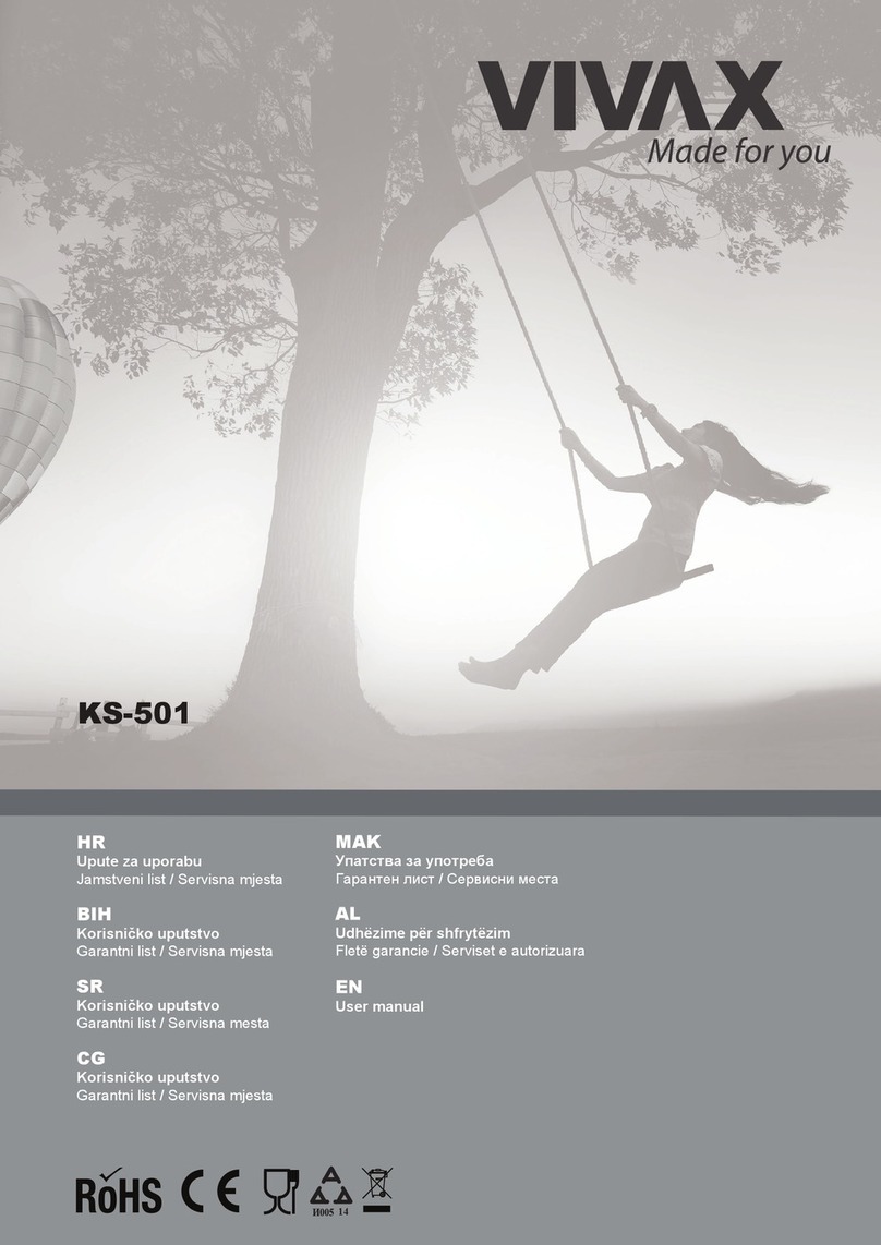 Vivax KS-501 User manual