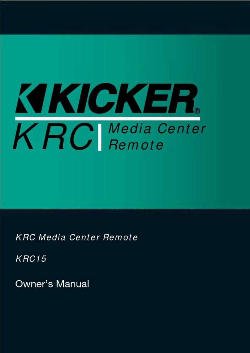 Kicker KRC Series owner's manual