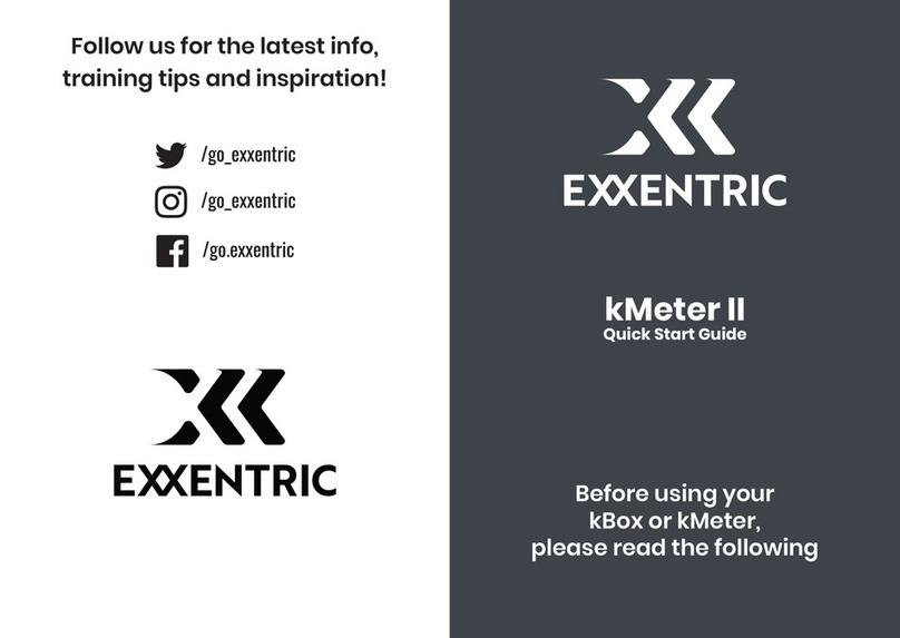 Exxentric kMeter II quick start guide