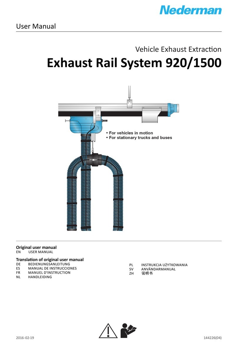 Nederman SYSTEM 920 user manual