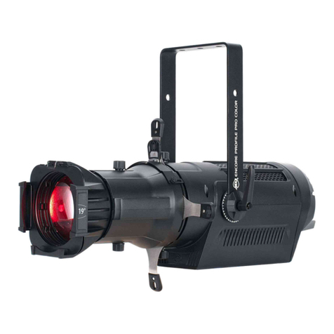 ADJ ENCORE PROFILE PRO COLOR User manual
