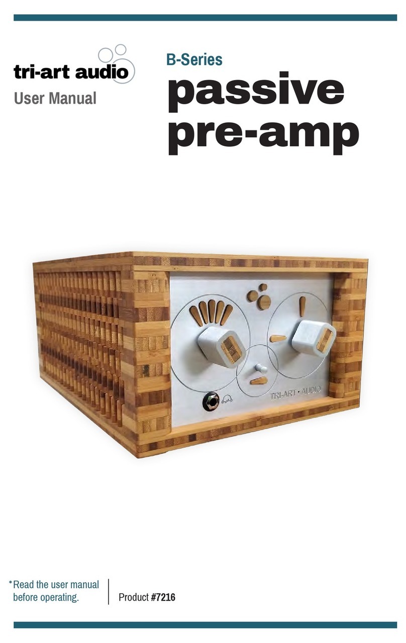 tri-art audio B Series user manual