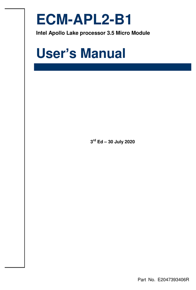 Avalue Technology ECM-APL2-B1 User manual