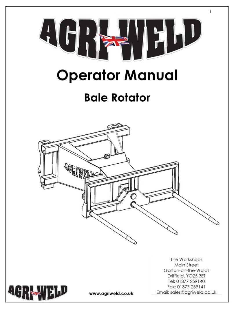 Agriweld Bale Rotator Operator's manual