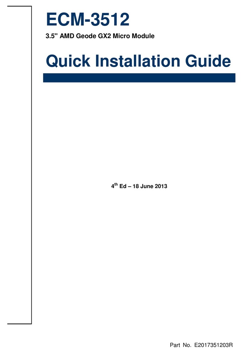 Avalue Technology ECM-3512 User manual