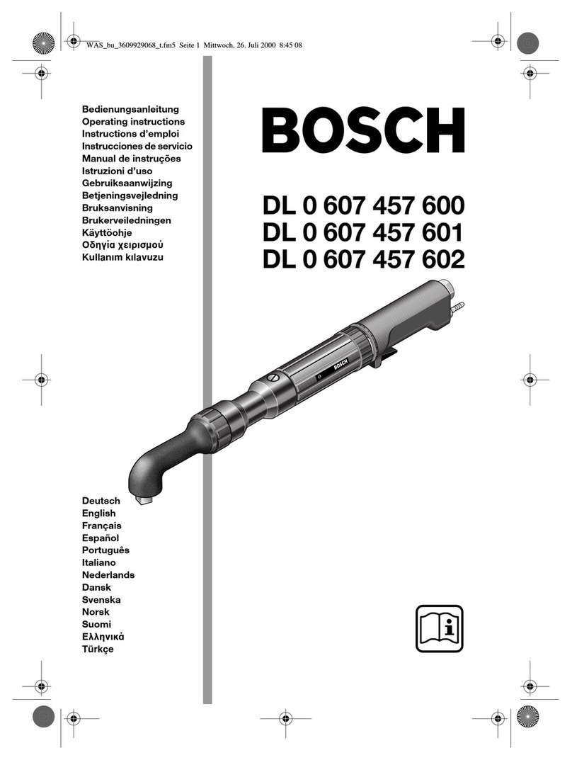 Bosch DL 0 607 457 600 operating instructions Bosch DL 0 607 457 600 operating instructions