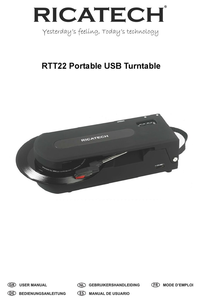Ricatech RTT22 User manual Ricatech RTT22 User manual