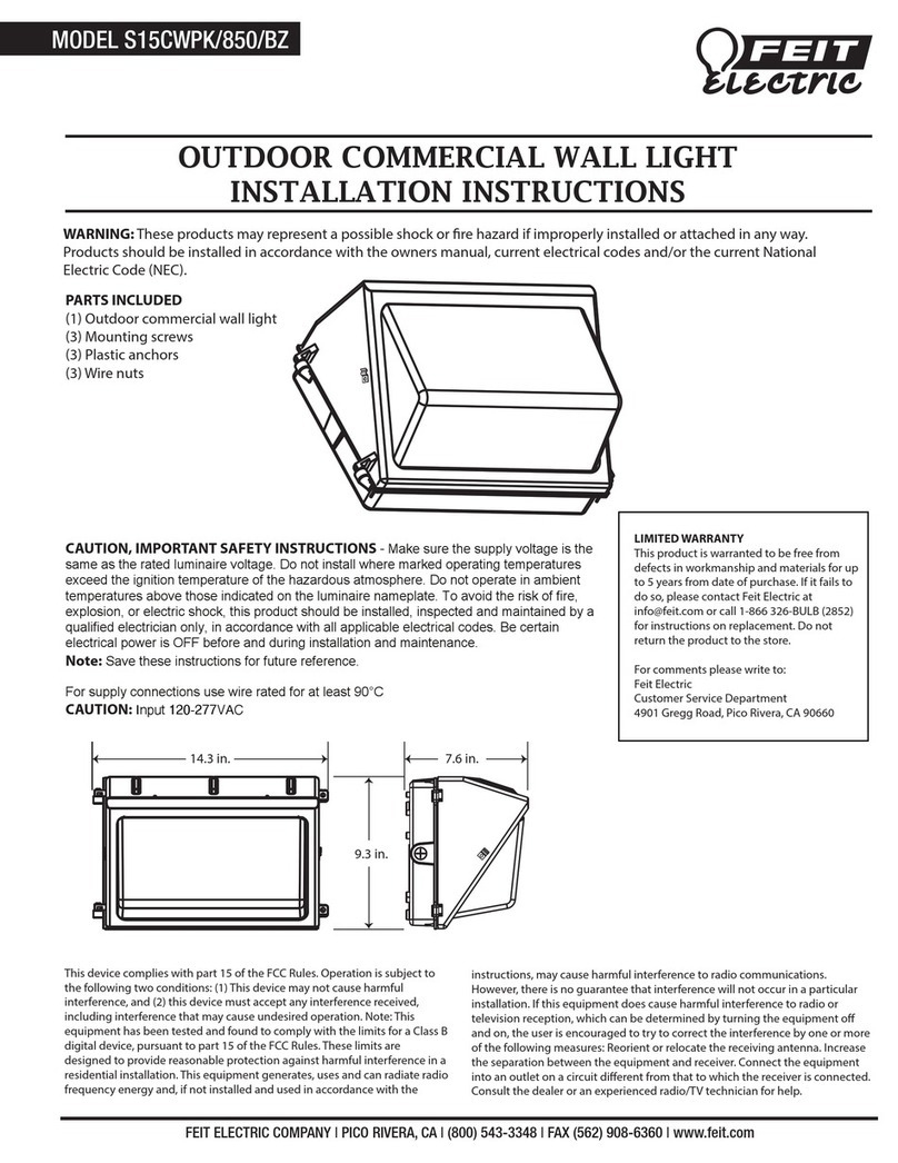 Feit Electric S15CWPK/850/BZ User manual Feit Electric S15CWPK/850/BZ User manual