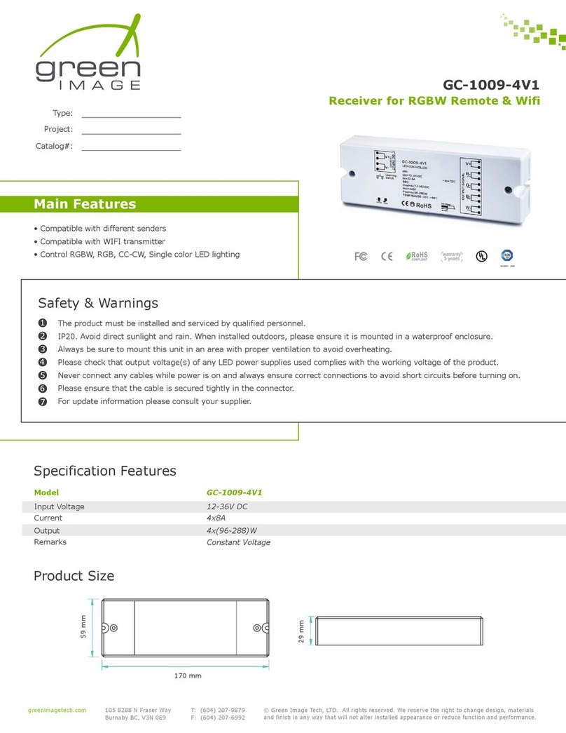 Green image GC-1009-4V1 quick start guide