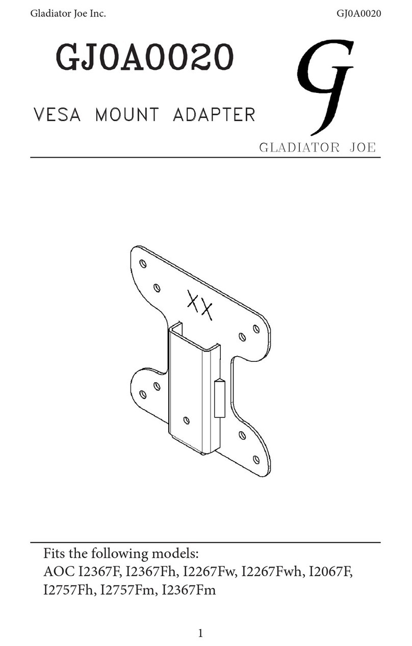 Gladiator Joe GJ0A0020 User manual Gladiator Joe GJ0A0020 User manual