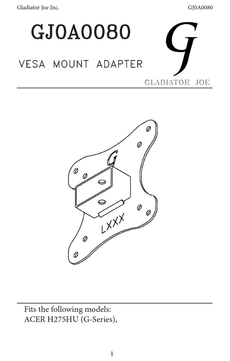 Gladiator Joe GJ0A0080 User manual